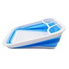 SAMMART Collapsible Dish Drainer with Tray - Foldable Drying Rack