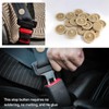 povtii 10 Sets Seat Belt Button Stop, Snap-On Plastic Seatbelt