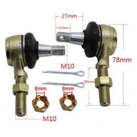 Kveldwulf Tie Rod End Yamaha Raptor Banshee 350 1987-1996 2 Sets Kveldwulf