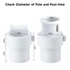 Umbrella Pole Stabilizer Reducer for Baja Pool Deck Sleeves, Pool