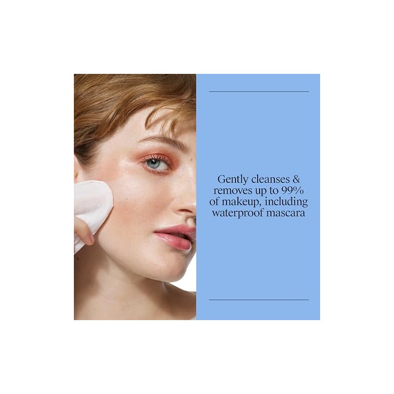 Makeup Remover Cleansing Towelette Singles Individually Wrapped, 20 Pre-moistened Towelettes