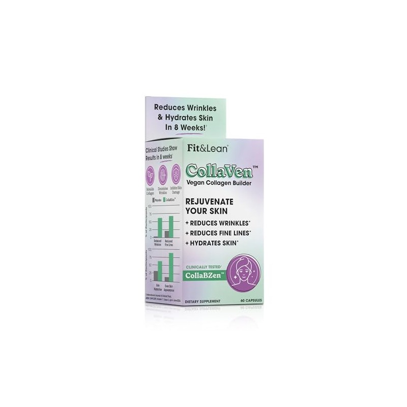 Fit & Lean CollaVen Vegan Collagen Builder, vegano, colágeno de