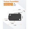 JUQAFY Micro Safety Switch Fit for Lennox Gas Fireplaces Inserts,