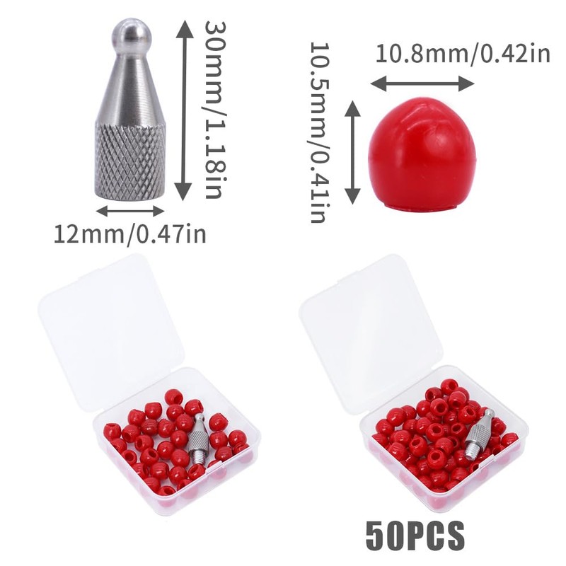 Professional Rubber Tips for Paintless Dent Repair Hammer and Tips