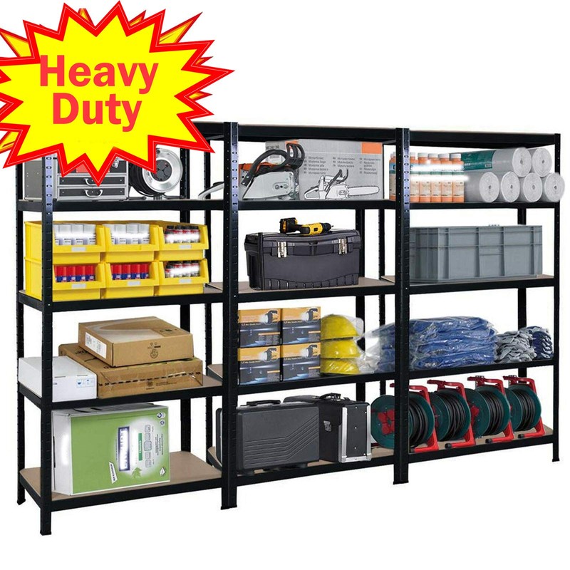 Autofather Shelving Unit for Garage and Sheds 5 Tier Metal