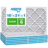 Aerostar 16 3/8x21 1/2x1 MERV 8 Pleated Air Filter, AC