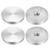 sourcing map M10 Thread 50 mm Diameter Round Shape Aluminium