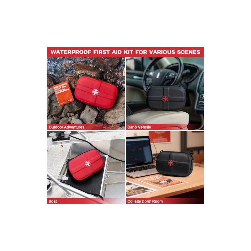 RHINO RESCUE Waterproof First Aid Kit for Outdoor Adventures