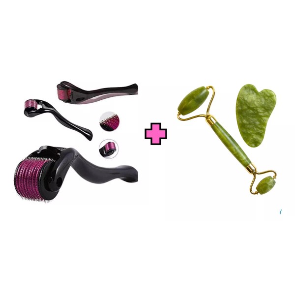 Codalis 1 Derma Roller Facial Antiedad + Rodillo Jade +