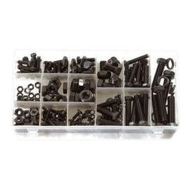 Rolson Tools 61292 180pc Nut & Bolt Assortment