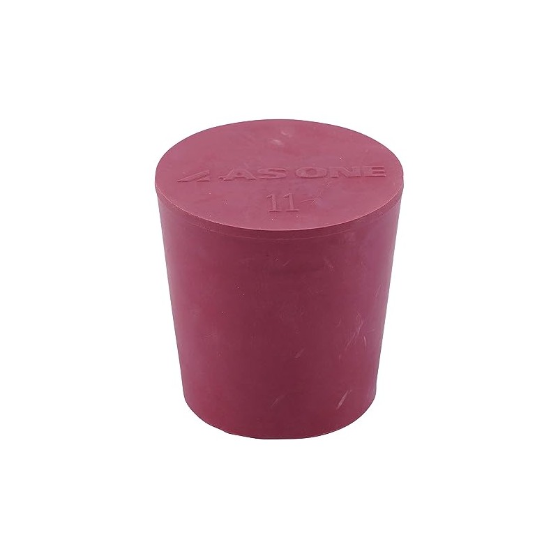 As One Laboran Red Rubber Stopper NO.11 11 11 /9-861-11