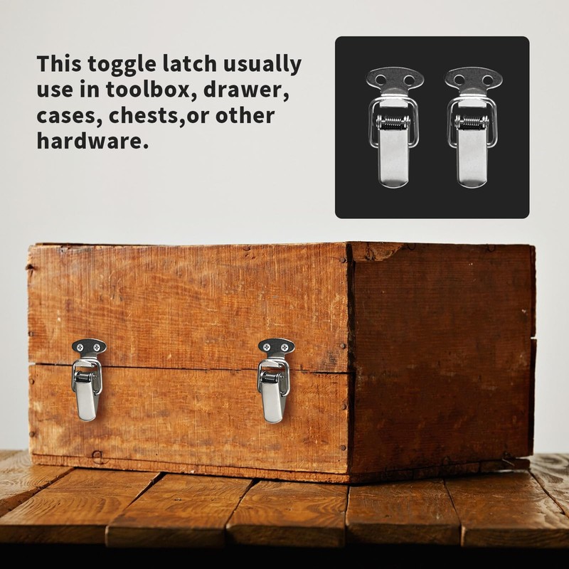 Rannb Spring Toggle Latch Mini Size Toolbox Latch 44mm/1.73" Length