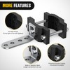 Nilight Motorcycle Light Bar Tube Clamp Bracket Fit from 0.7