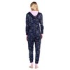 Ashford & Brooks Women's Fleece Hooded One Piece Pajama -