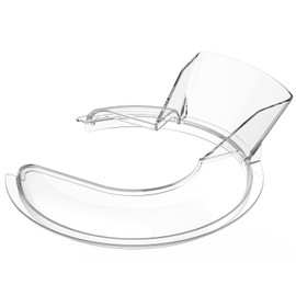 Pouring Shield for KitchenAid 4.5-5QT Mixer Bowl(Stainless Steel, Glass, Ceramic) - Secure Fit Splash Guard for KitchenAid Tilt-Head Stand Mixers and Dishwasher Safe