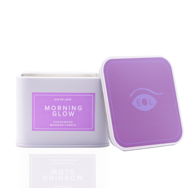 EYE OF LOVE Pheromon-Massage Kerze - Morgenrot, 1er Pack (1
