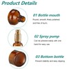 Doromy 6Packs 30ml/1Oz Amber Glass Spray Bottles For Essential Oils