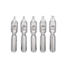 Gullor Calligraphy Feather Quill Pen and 5 Calligraphy Nibs for Beginners Kids Calligraphy Writing Quill Dip Pen Set, White