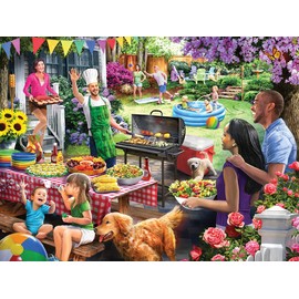 Vermont Christmas Company Backyard BBQ Jigsaw Puzzle 550 Piece