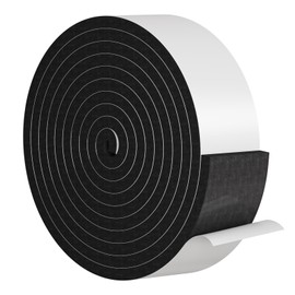 Allgawise Hat Tape Roll 60", Hat Size Reducer Insert, Make Smaller Sweatband, Self Adhesive Resizer Foam Filler Tape for Baseball Caps, Cowboy, Pana, Straw, Fedora, Western, Hard Hat, Helmet, Black