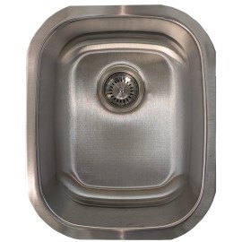 Unbranded Stainless Steel Single Bowl Undermount Kitchen/Bar Sink 18 Gauge