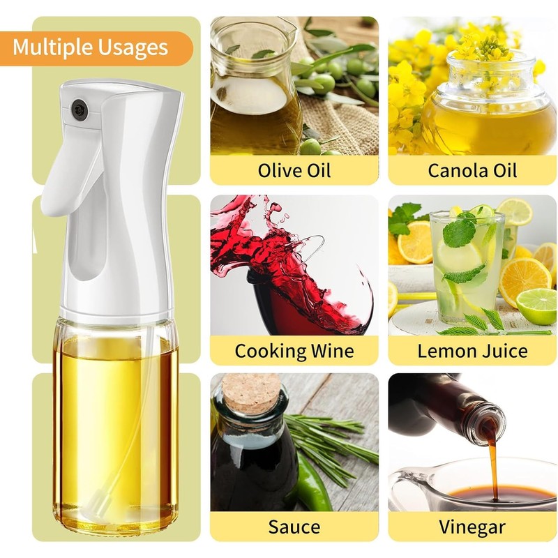 Tiwiche Kitchen Oil Sprayer - 200ml Ideal for Cooking with