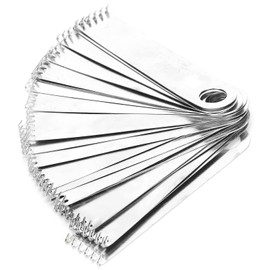 Pack of 20 Hine Weight Hanger Hooks, Metal Sewing Machine Accessories, 6 Teeth Blocking Combs, Stainless Steel Claw Hooks for Knitting Machines, Default