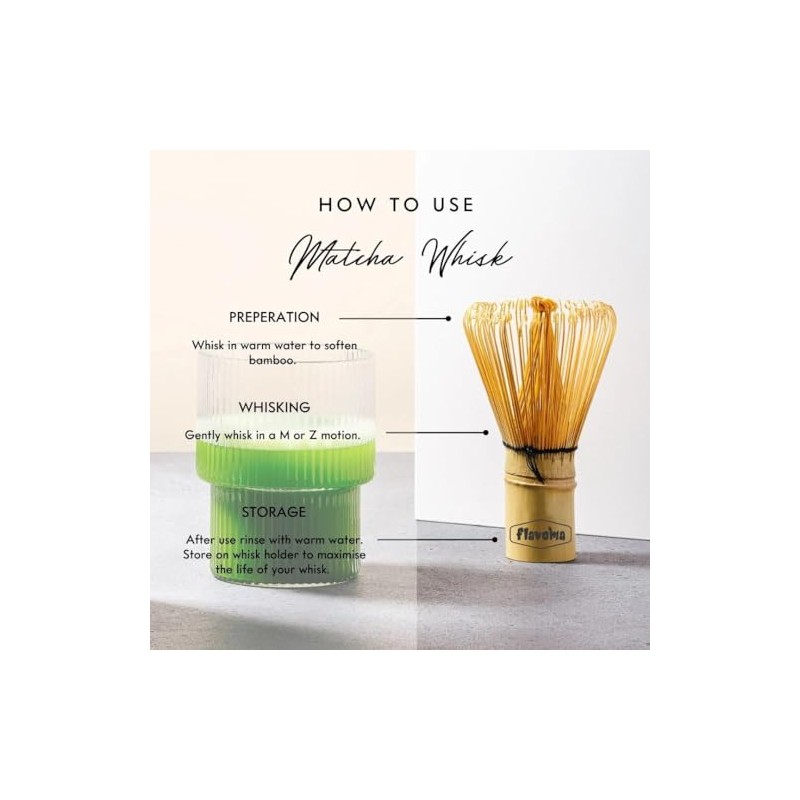 Japanese Handmade Bamboo Matcha Whisk Sets of 2 (Delicate Match