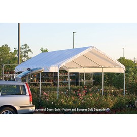 ShelterLogic SuperMax All Purpose Outdoor 10 x 20-Feet Canopy Replacement Cover for 2-Inch Frame Canopies (Cover Only, Frame Not Included)