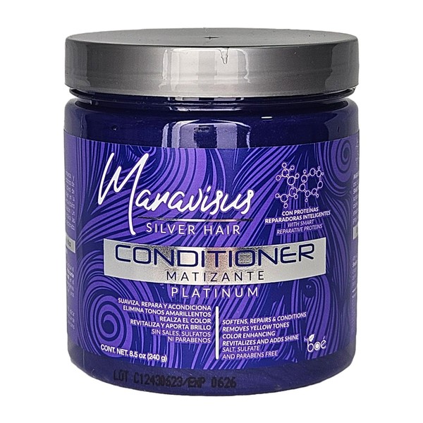 BOE Maravisus Silver Hair Conditioner 8.5 oz – Purple Toning