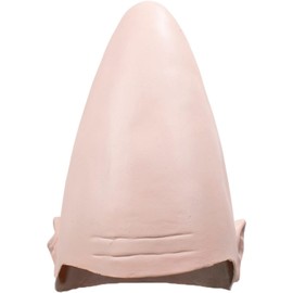 Peluca de piel calva gruesa y sin pelo, con forma de huevo, con diseño de calavera falsa, disfraz de disfraz para hombres y mujeres, fiesta de Halloween