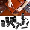Leather Punch Cutter Set Hollow Punch Cutter 1-15mm Leather Hole