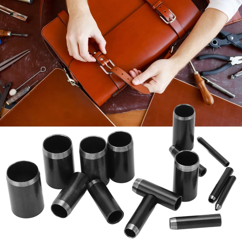 Leather Punch Cutter Set Hollow Punch Cutter 1-15mm Leather Hole