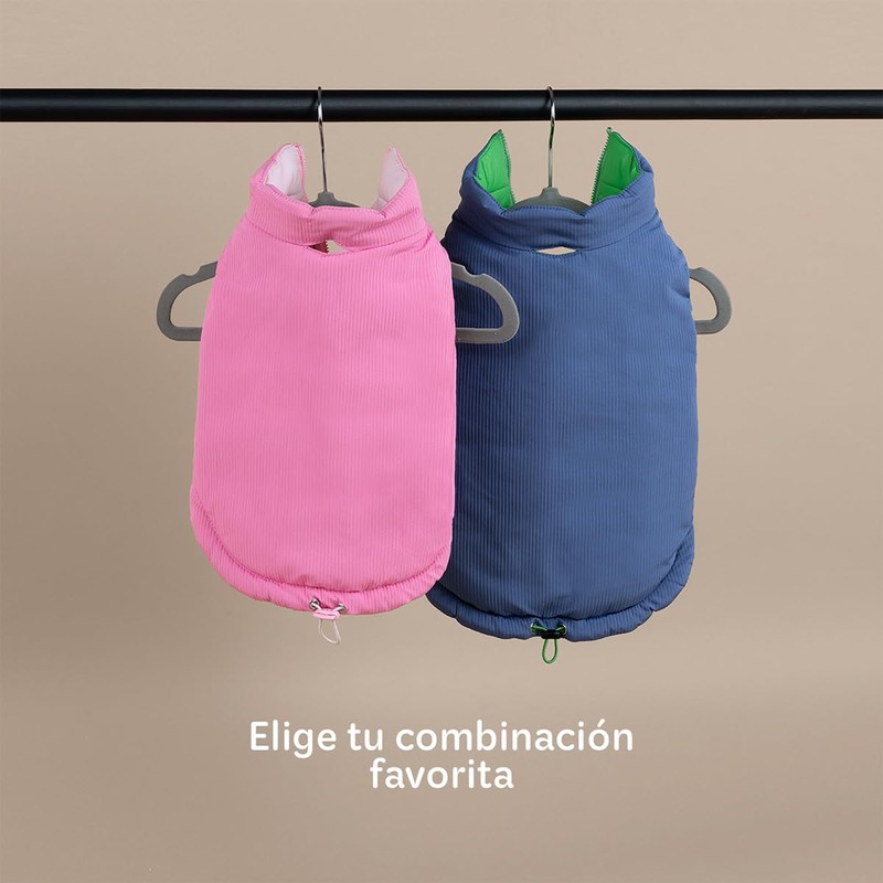 ESQUIMAL Chaleco Reversible para Perro Chaqueta Dos Vistas Ropa de