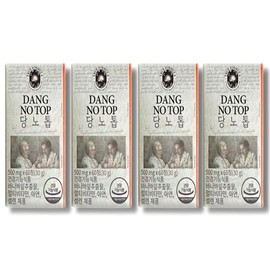 True Formula Dannotop 500mg x 60 tablets (4 boxes) / 트루포뮬러 당노톱 500mg x 60정 4박스
