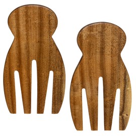 TB Home Salad Hands – Acacia Wood Salad Serving Utensils for Tossing & Serving