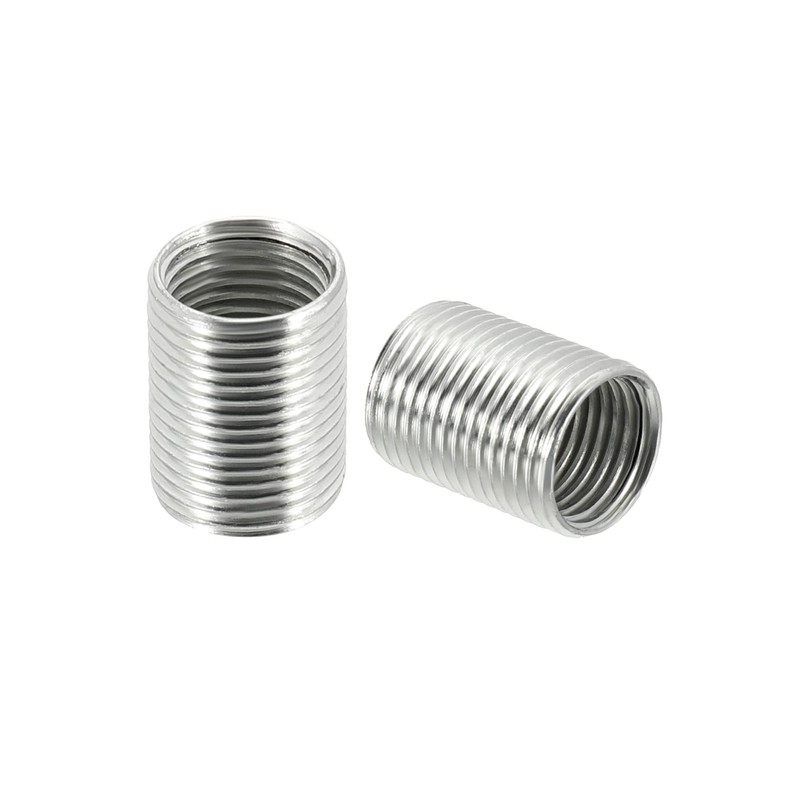 sourcing map Thread Reducing Nuts Insert M12 x 1 mm