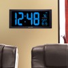 AcuRite 76100M Oversized LED Clock with Indoor Temperature, Date and