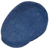 Stetson Pandico Driver Men's Linen Flat Cap Peaked Cap Flat