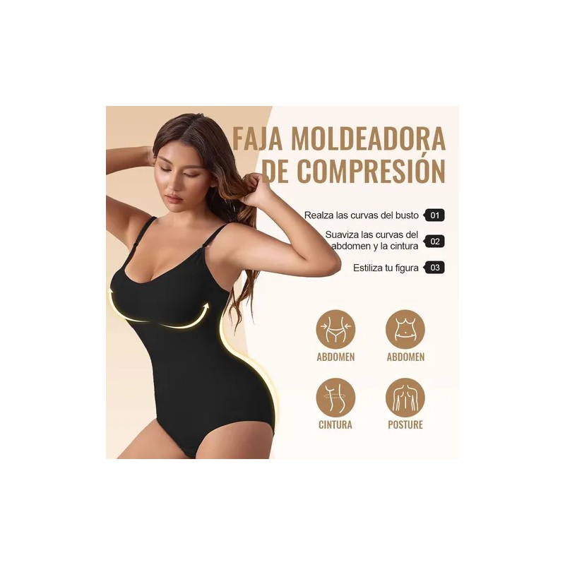 3pcs Panty Faja Body Calzón Reductora Moldeadora Sexy