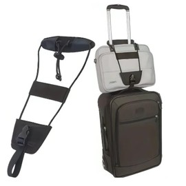 DIZLAS Carrying Case Belt, Luggage Fastening Belt, Suitcase Belt, Rubber Band, Anti-Pickpocketing, Fall Prevention, Convenient Goods for Travel, Business Trips,