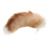 LIANXUE Cute Foxtail Keychain Soft Plush Hanging Ornament Playful Foxtail
