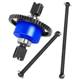 RCMYou 50T Center Diff&Center Driveshaft Upgrades Part for Arrma 1/8 Typhon 6S,Center Differential&Center Drive Shaft Hop ups,Navy Blue