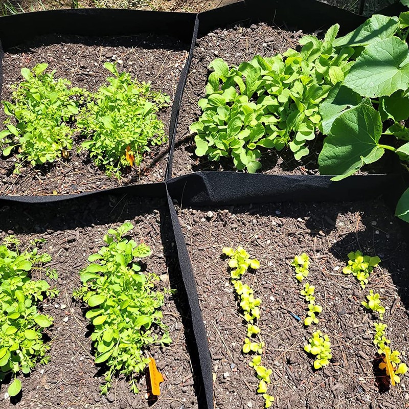 TOOPONE Fabric Garden Bed, 3 x 6 Feet, 8 Grid