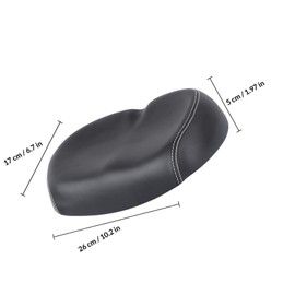 TOYANDONA Assorbimento Ergonomico Sella Della Bicicletta Senza Naso Leggero Sedile Della Bicicletta Imbottito Con Ammortizzazione Nero Comodo Per Ragazzi Ragazzi Ragazze Mountain Bike Facile Montaggio