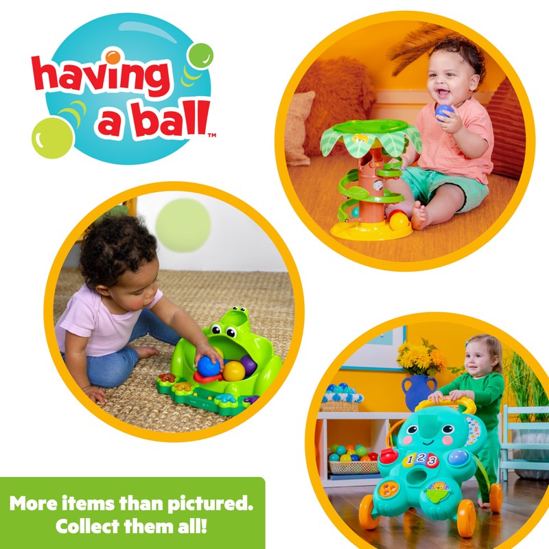 Bright Starts Stroll 'n Roll 2-in-1-Ball Push Walker – Includes
