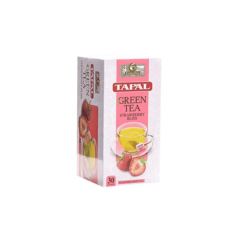 Tapal - Strawberry Bliss Green Tea, 45g (30 tea bags)