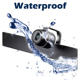 Goodsby Backup Camera HD Rear Front View License Plate Night Vision Waterproof Compatible with Clarion Dual Boss Jensen Stinger Podofo Soundstream Eonon Cartreque Sanptent Car Radio