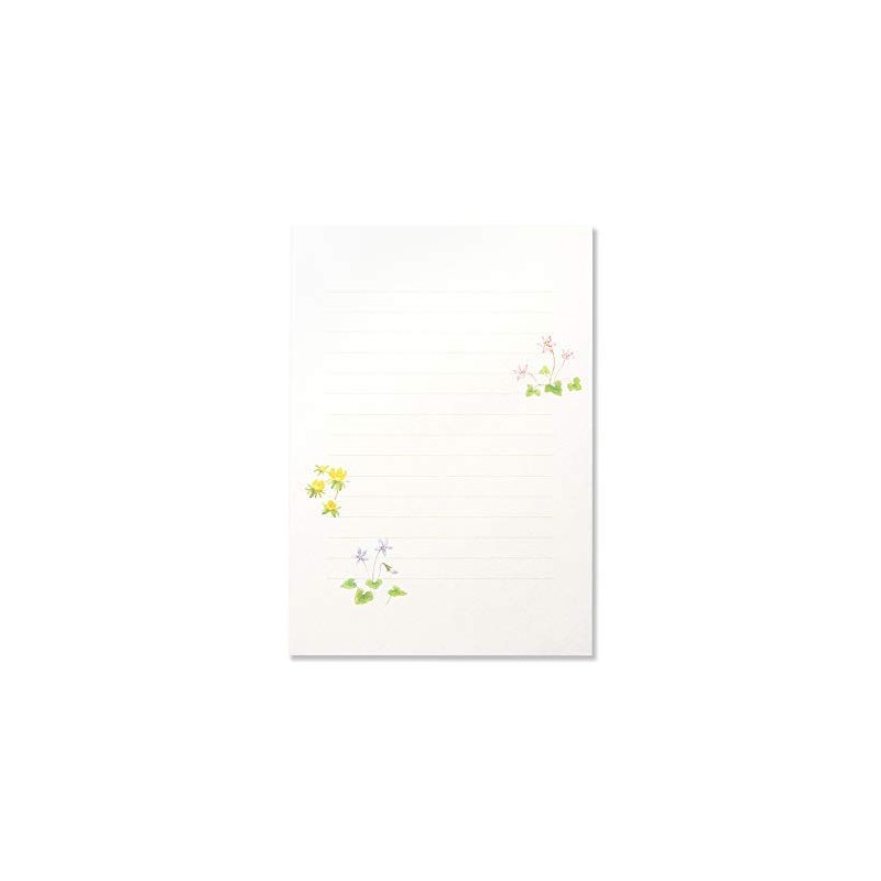 G.C.PRESS KAMIJISEN Wildflower Various Stationery / Envelope Set