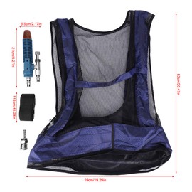 Garosa Adjustable Cooling Vest with Cooler Comfortable Summer Outdoor Prevention Sunstroke Clothing for Men Women